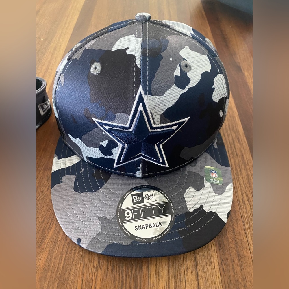 New Era Blue and Gray Camo Snapback Hat